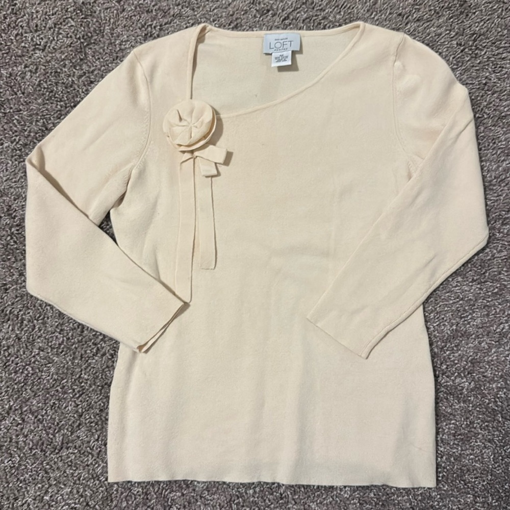 Loft Ann Taylor 3/4 sleeve top vintage